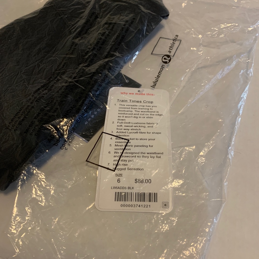 LULULEMON CROP LEGGINGS - Picture 2 of 2